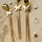 18k Butterfly Tassels