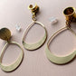 18k Gold Plated Tear Hoops