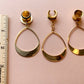 18k Gold Plated Tear Hoops