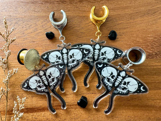 Acrylic Skull Moths