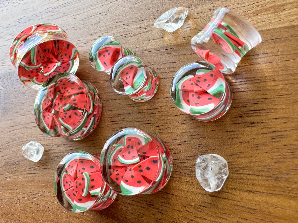 Acrylic Watermelon Plugs