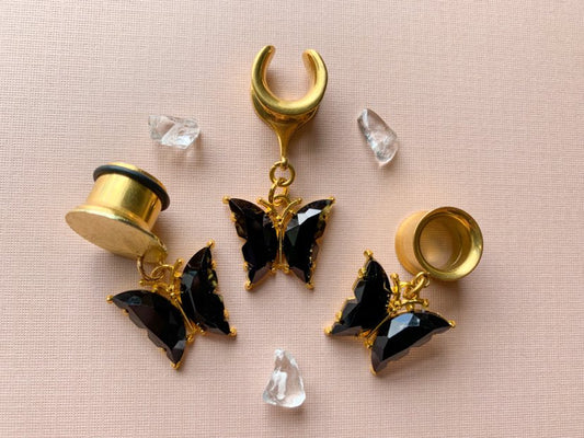 Black & Gold Butterflies