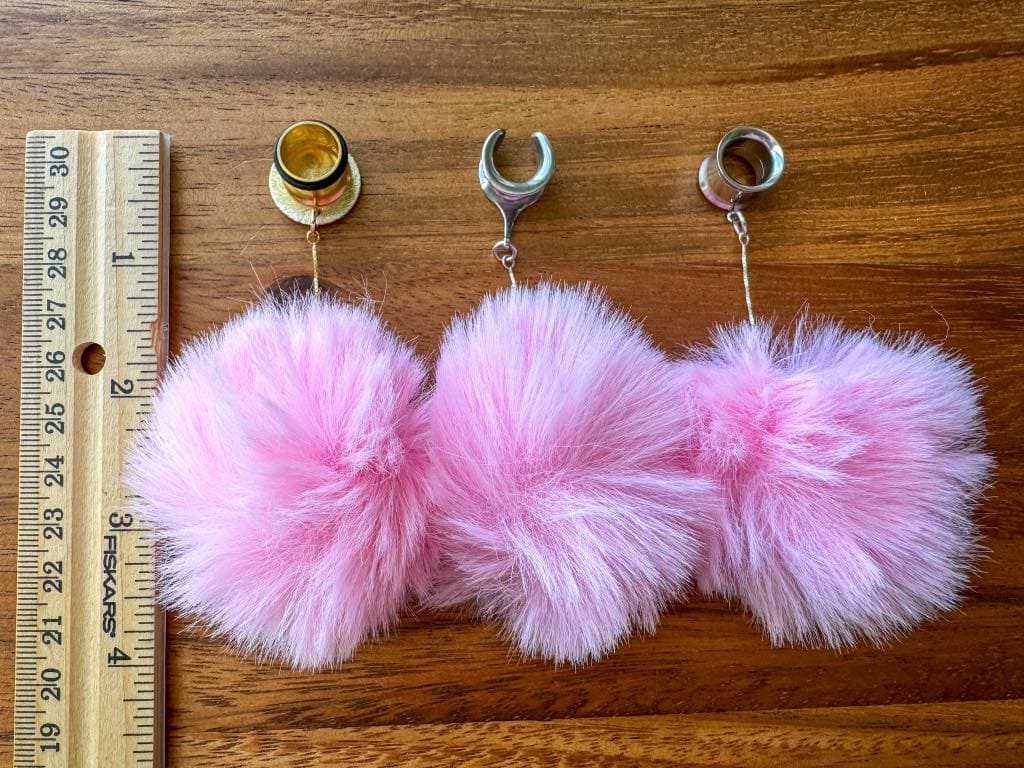 Fluffy Pink Poofs