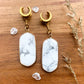 Gold Howlite Dangles