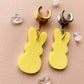 Gold Or Silver Yellow Bunny Rabbits