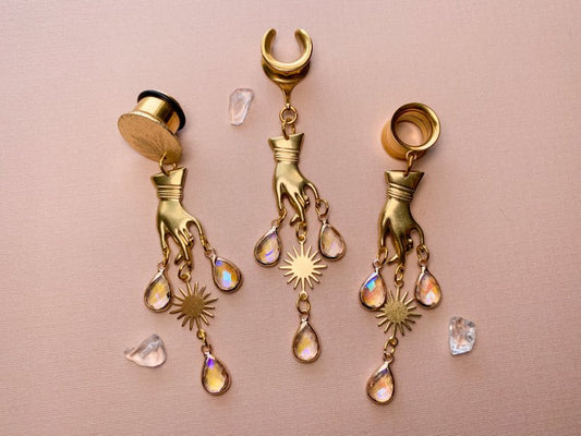 Gold 'Ethereal Touch' Dangles