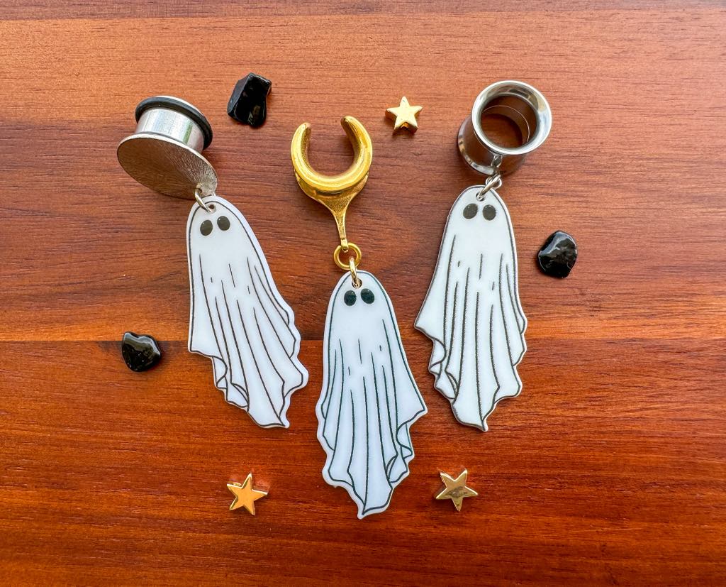 Gold or Silver White Ghosts