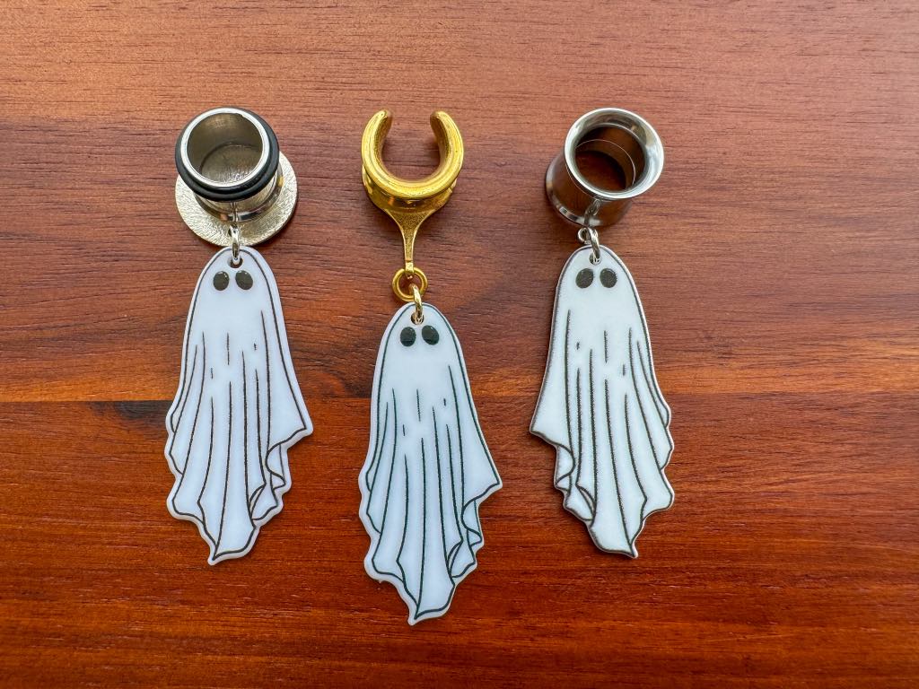 Gold or Silver White Ghosts