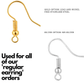 Gold Square Chain-Link Dangles