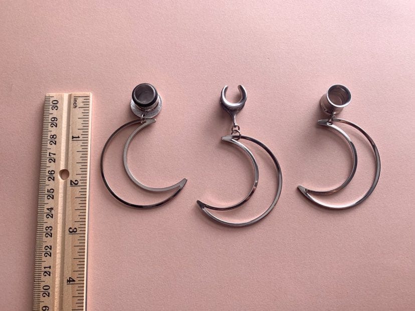 Large Silver Crescent Moons