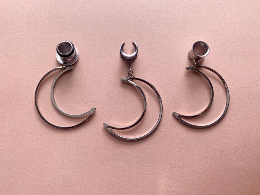 Large Silver Crescent Moons