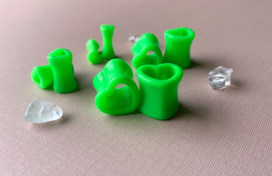 Lime Slime Neon Plugs