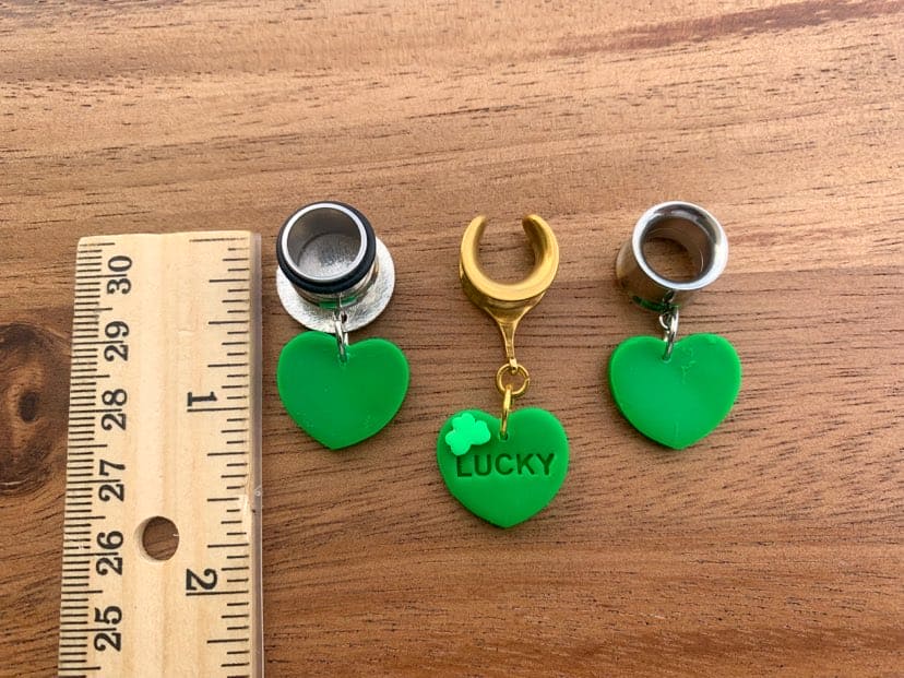 Lucky St Patrick's Green Hearts