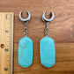 Polished Turquoise Dangles