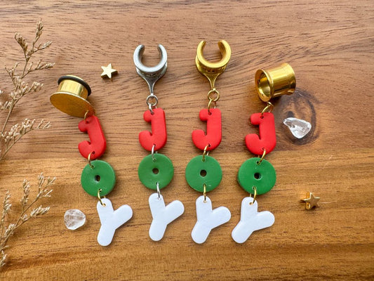 Polymer Joy Christmas Dangles