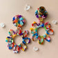 Rainbow Flower Dangles