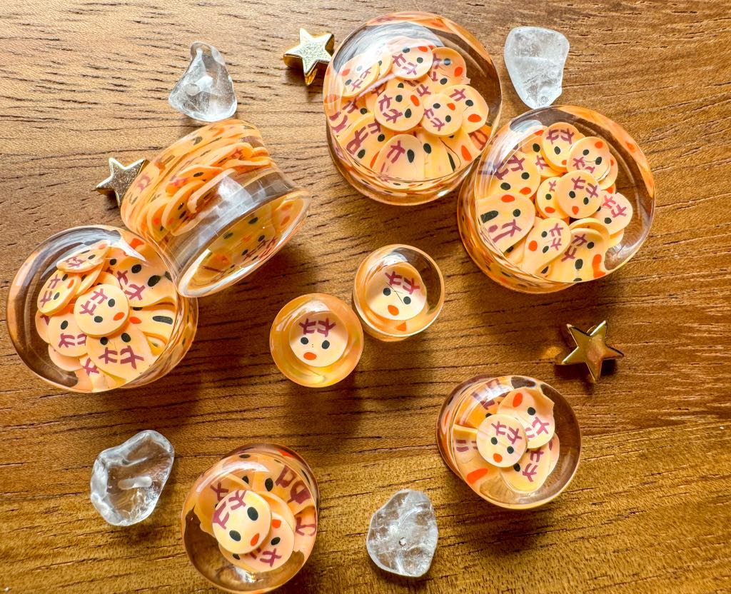 "Reindeer Cheer" Acrylic Plugs