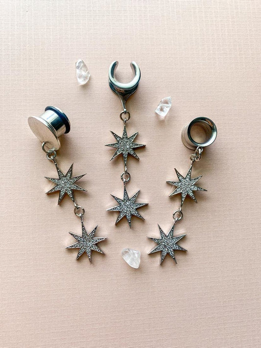 Rhodium Plated Stars