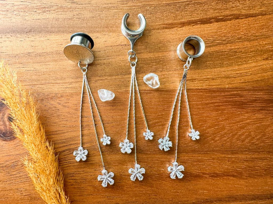 Silver "Falling Flowers"