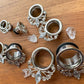 Silver Filigree Gemstone Tunnels