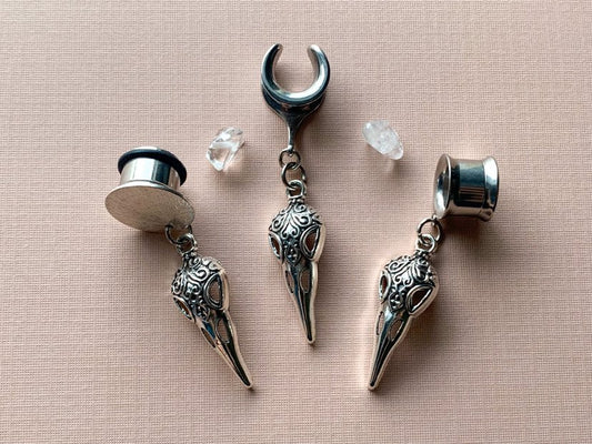 Silver Raven Skulls