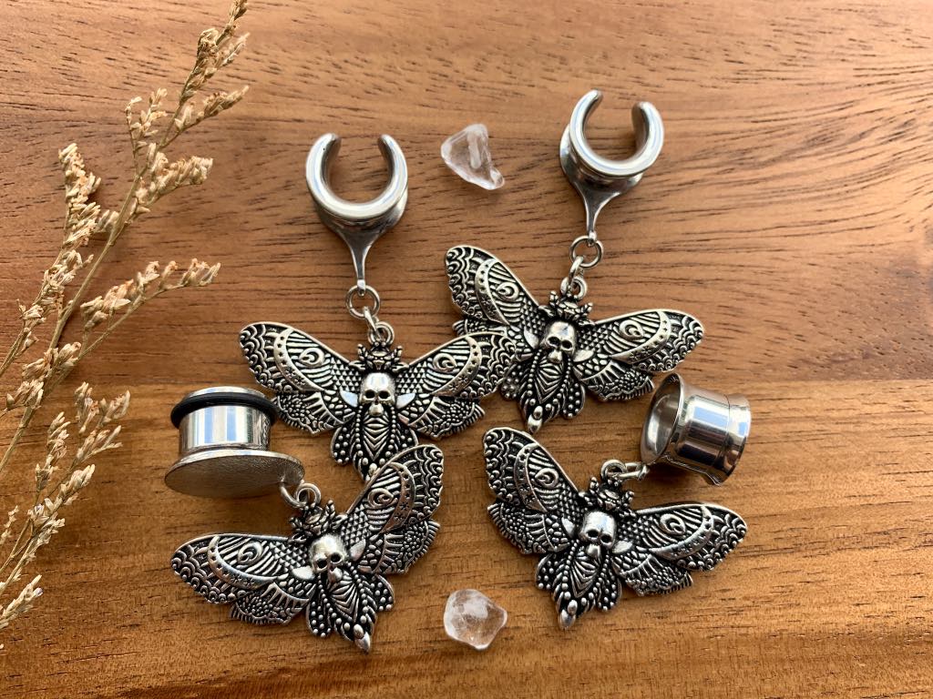 Silver Death Head Moths