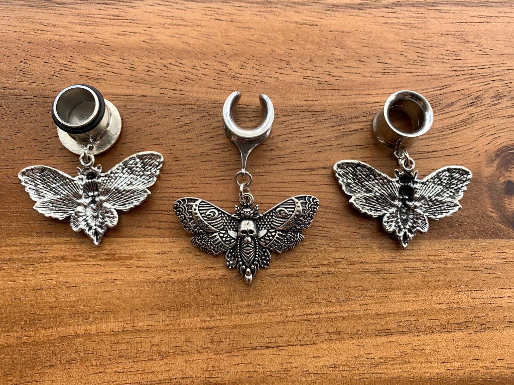 Silver Death Head Moths