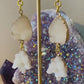 Faux Crystal Druzy Dangles